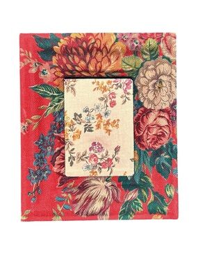 Ralph Lauren Aylesbury Tapestry Picture Frame Floral Motif Vintage Rare